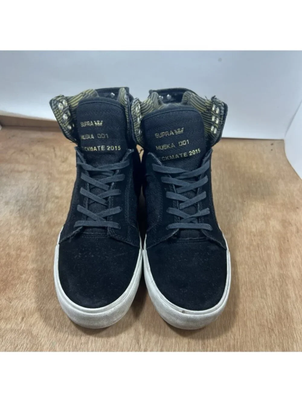 Supra Muska 001 Skateboard Shoes Mens Size US 7.5 Black
